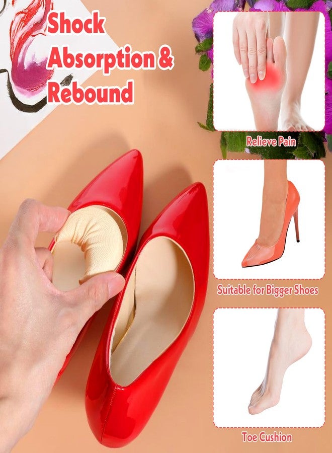 Larrel 3 Pairs Toe Inserts for Shoes Too Big, Reusable Shoe Inserts for Women Too Big Comfortable Shoe Filler to Make Shoes Fit Tighter for Women Men Pumps Flats Sneakers (Skin Color) - Image 4